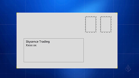 Afperser stuurt brieven uit naam van ‘Skysence Trading’