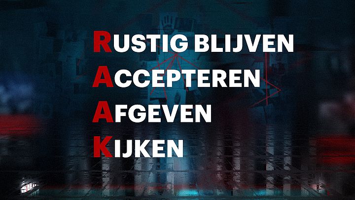 Handel bij een overval volgens het RAAK-principe